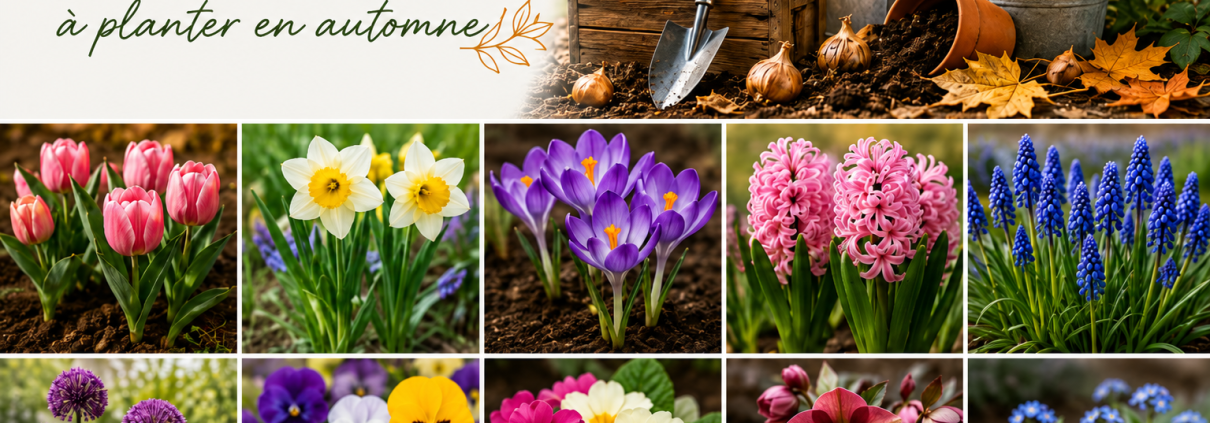 Top 10 des fleurs à planter en automne pour un jardin fleuri au printemps